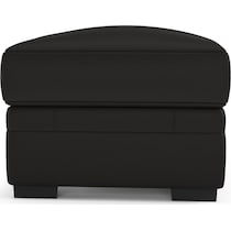 winston dark brown ottoman   