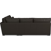 winston dark brown sectional   