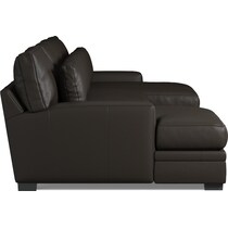 winston dark brown sectional   