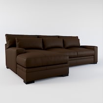 winston dark brown sectional web   