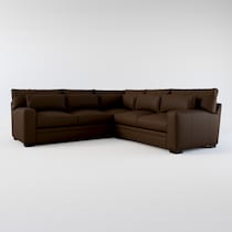 winston dark brown sectional web   