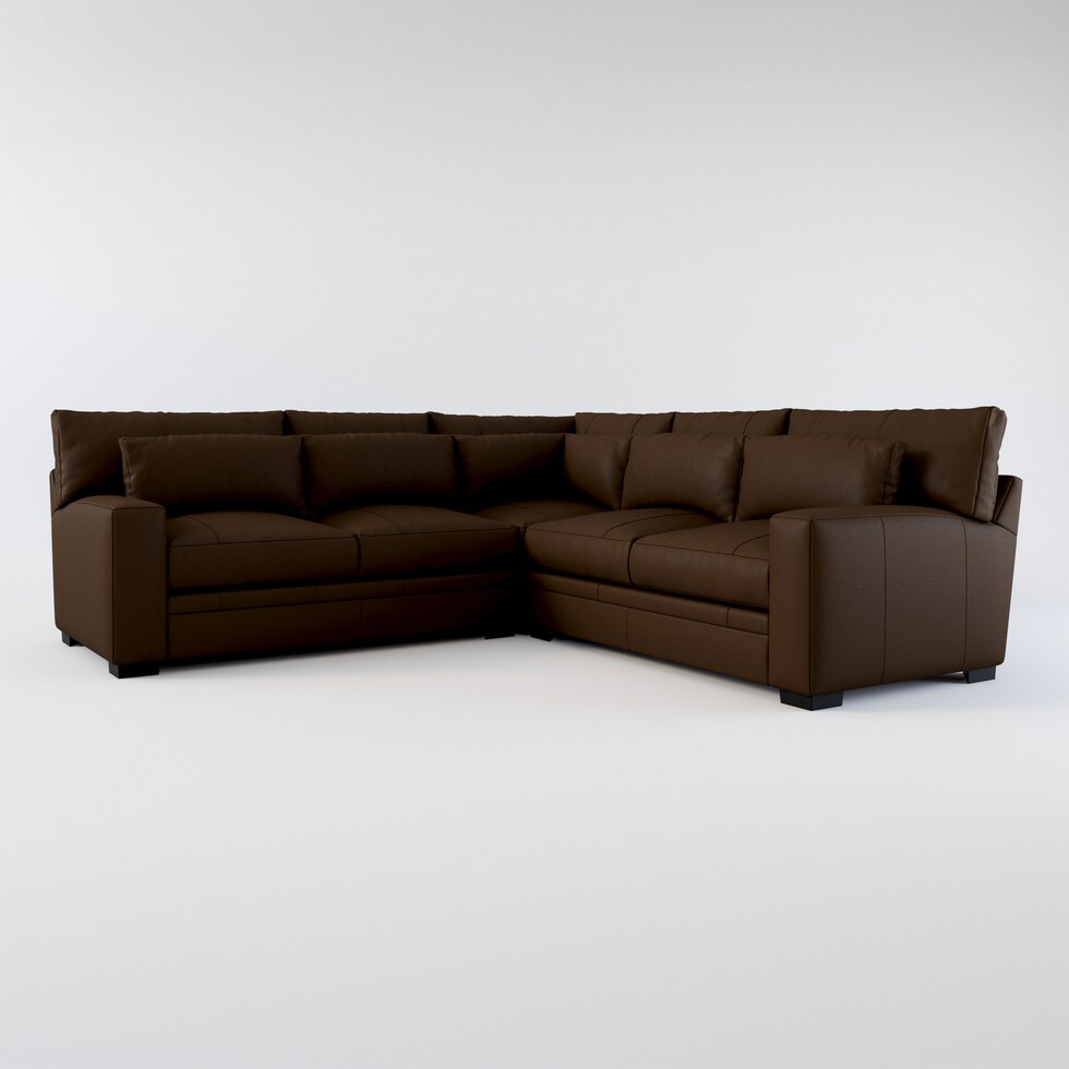 winston dark brown sectional web   