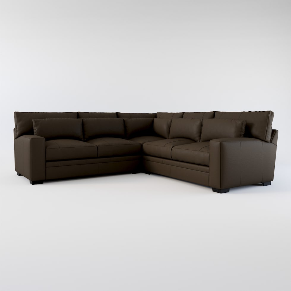 winston dark brown sectional web   