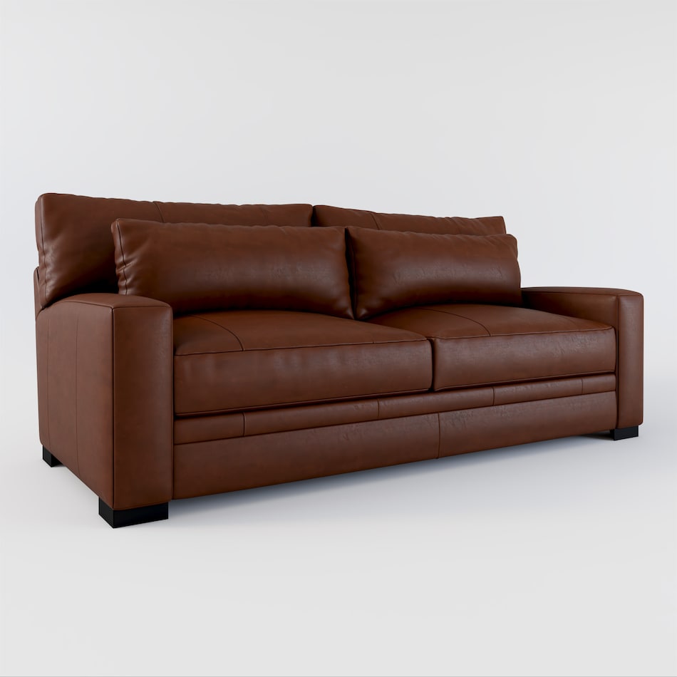 winston dark brown sofa   