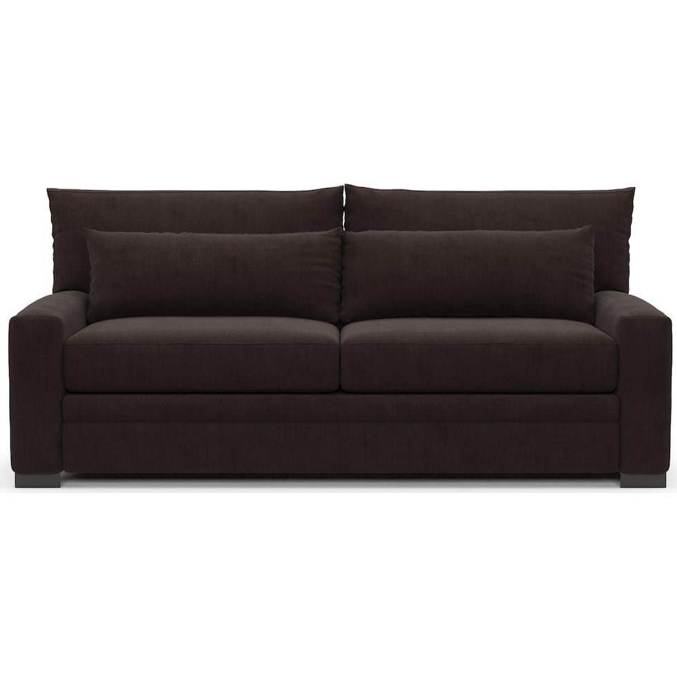 winston dark brown sofa   