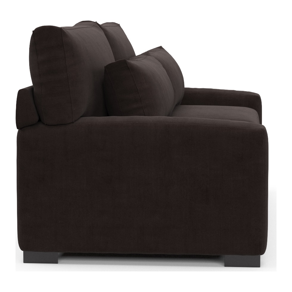 winston dark brown sofa   