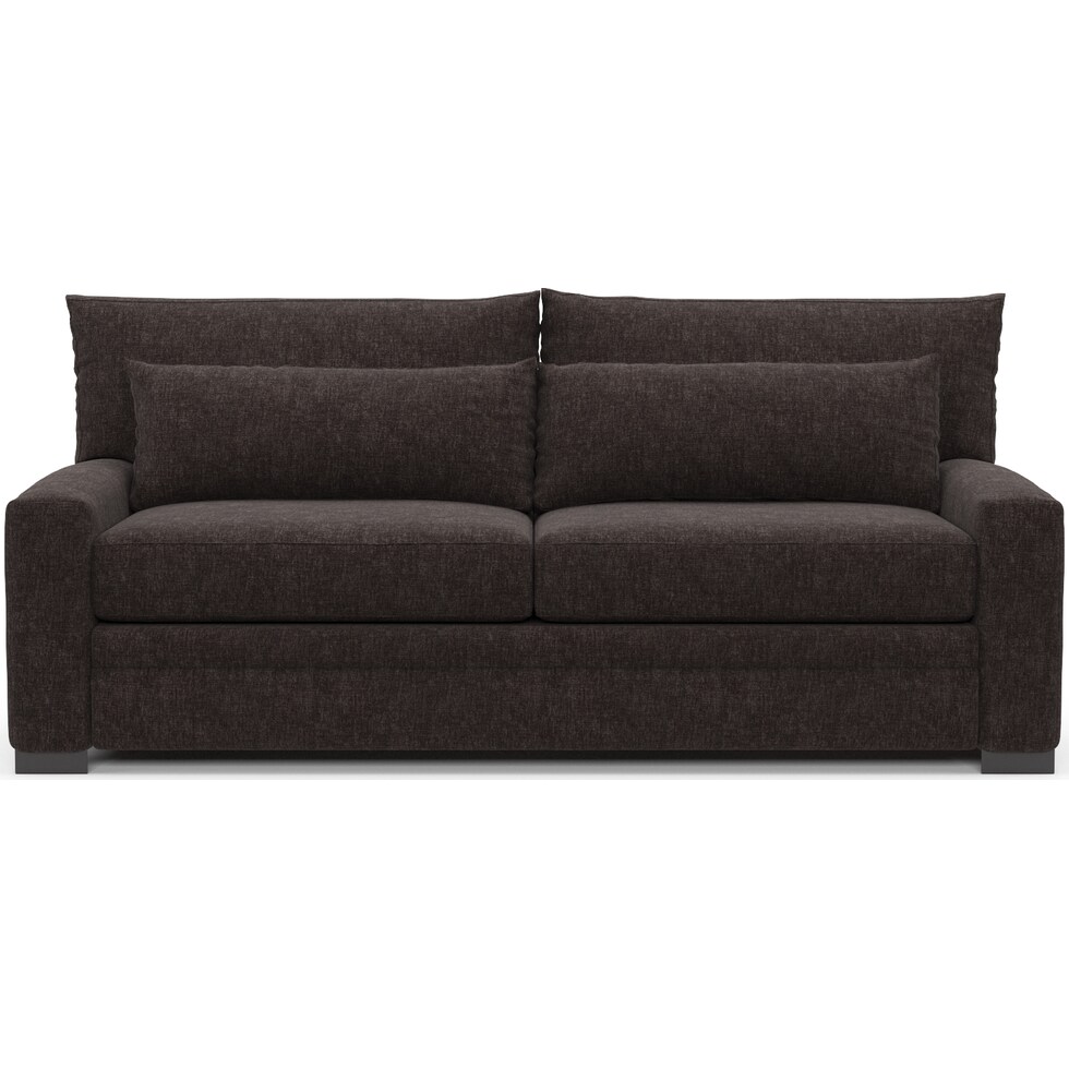 winston dark brown sofa   