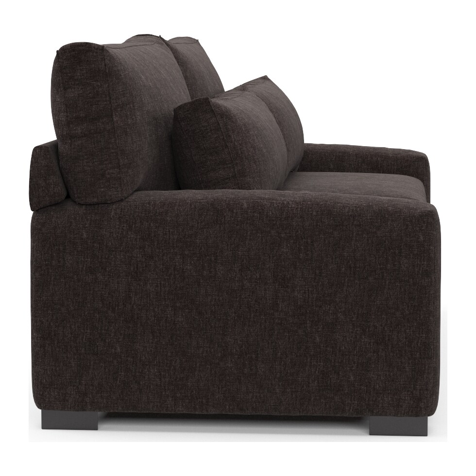 winston dark brown sofa   