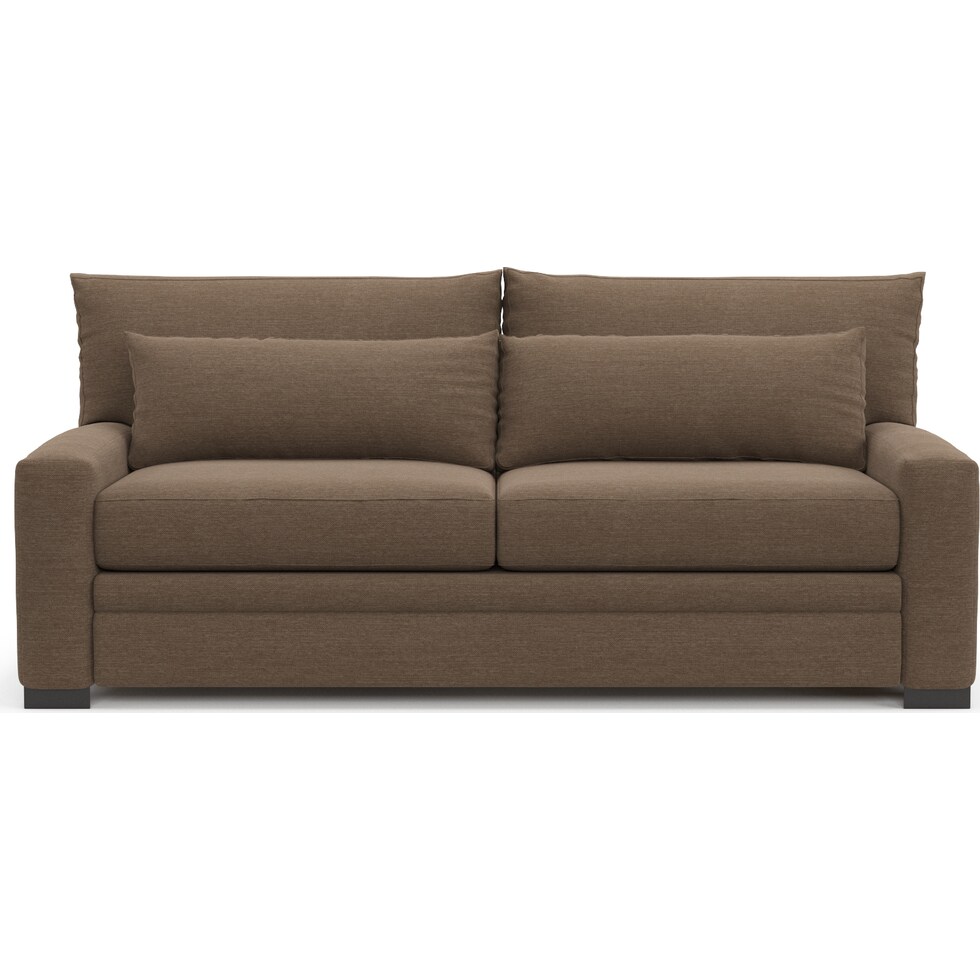 winston dark brown sofa   