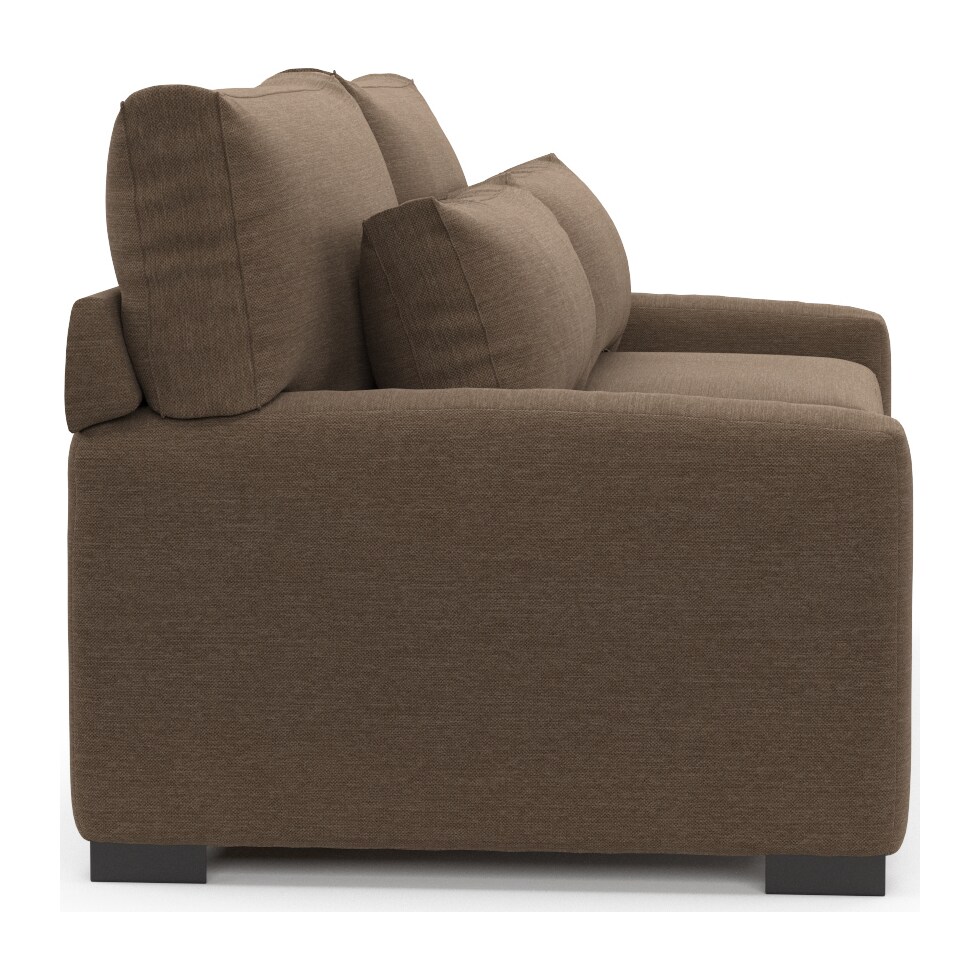 winston dark brown sofa   
