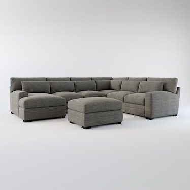 Winston 5-Piece Sectional with Chaise and Ottoman
