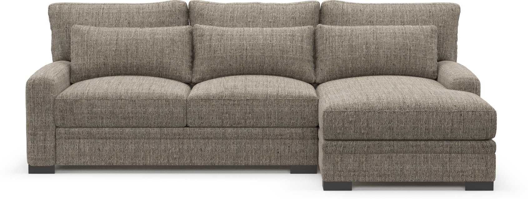 Value city deals gray sectional