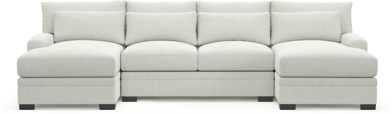 Value City Furniture Free Delivery Code Winston 3-Piece Sectional with Dual Chaise | Value City Furniture