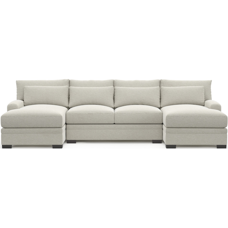 Winston 3Piece Sectional with Dual Chaise Value City Furniture