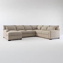 winston gray  pc sectional   