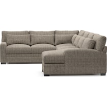 winston gray sectional   