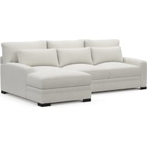 winston gray sectional   
