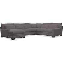 winston gray sectional   