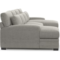 winston gray sectional   