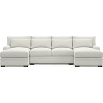 winston gray sectional   