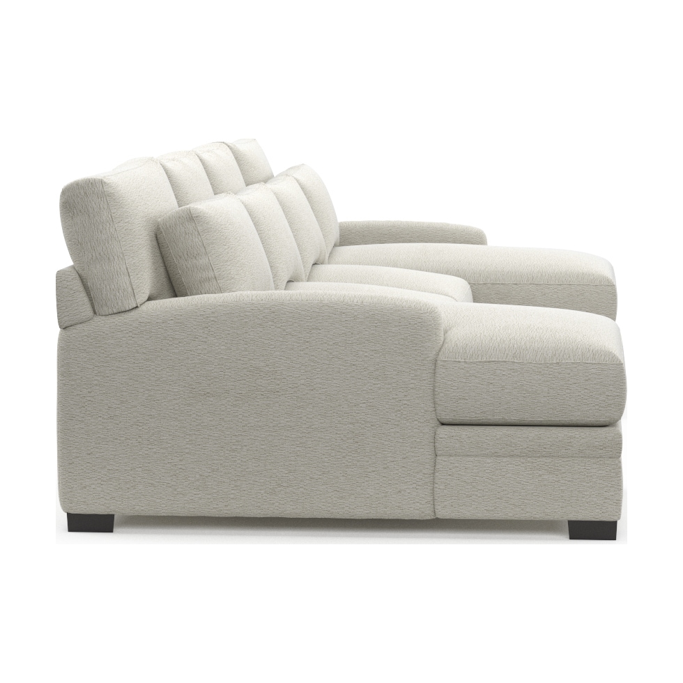 winston gray sectional   