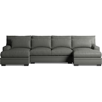 winston gray sectional   