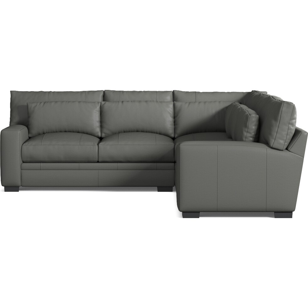 winston gray sectional   