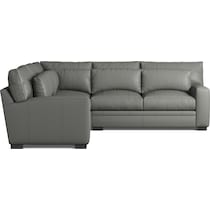 winston gray sectional   
