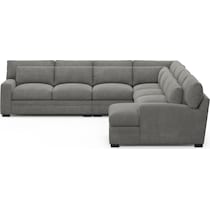 winston gray sectional   