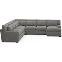 winston gray sectional   
