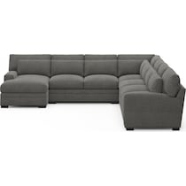 winston gray sectional   