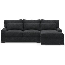 winston gray sectional   