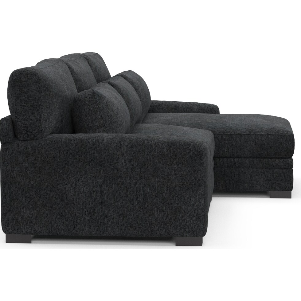 winston gray sectional   