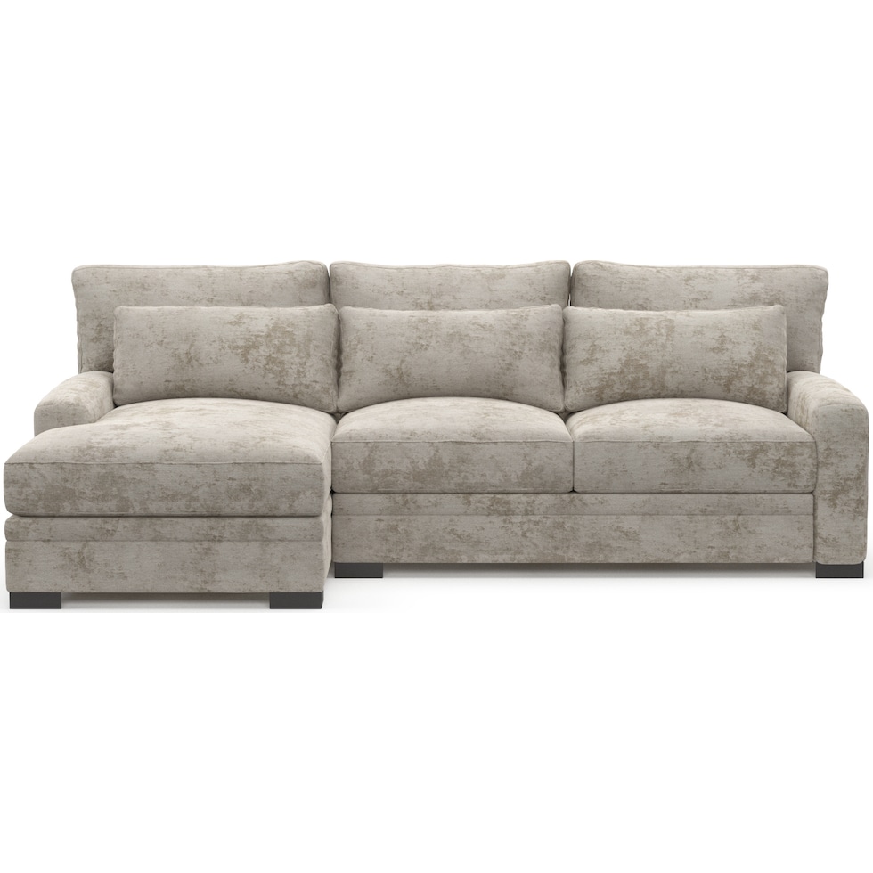 winston gray sectional   