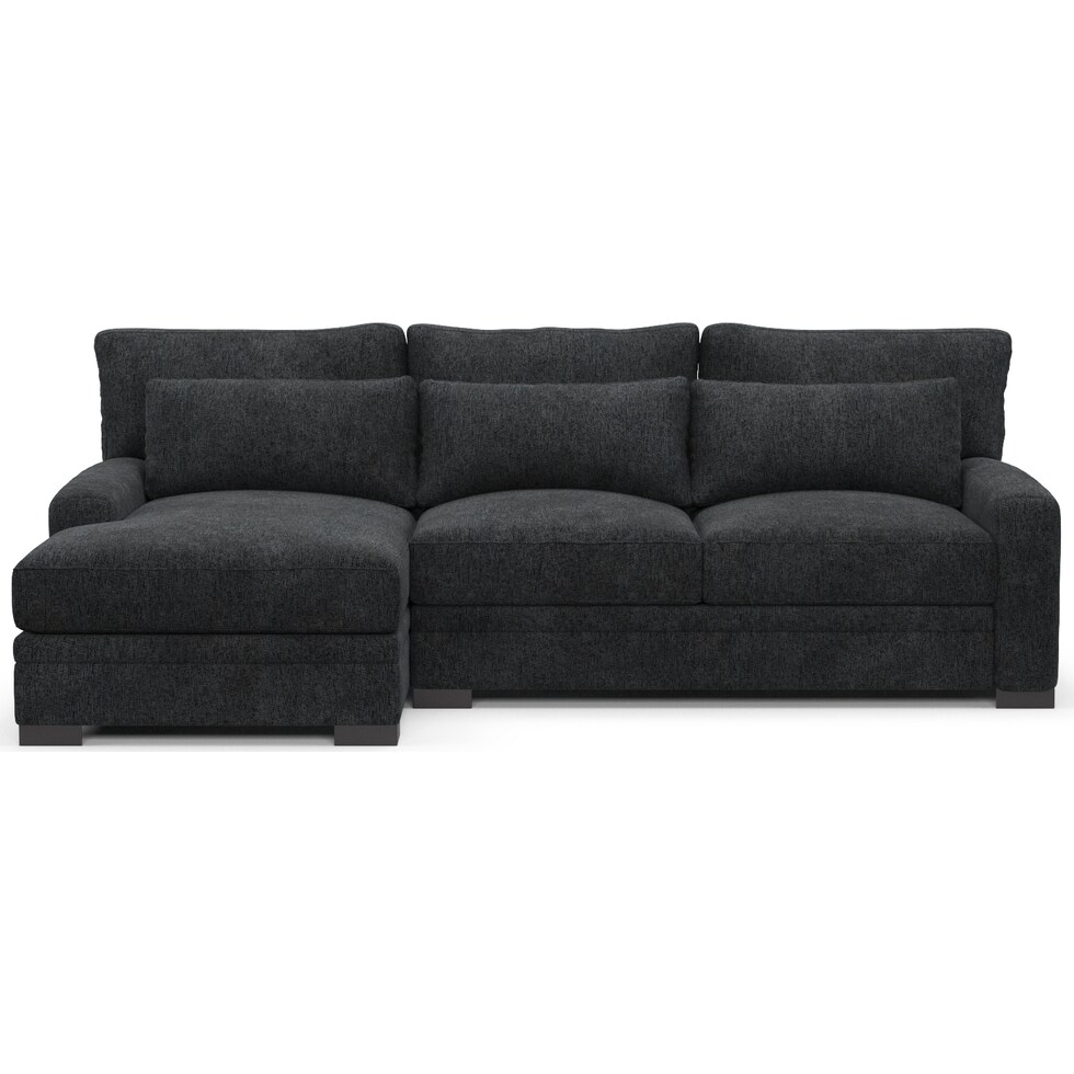 winston gray sectional   