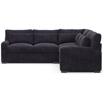 winston gray sectional   
