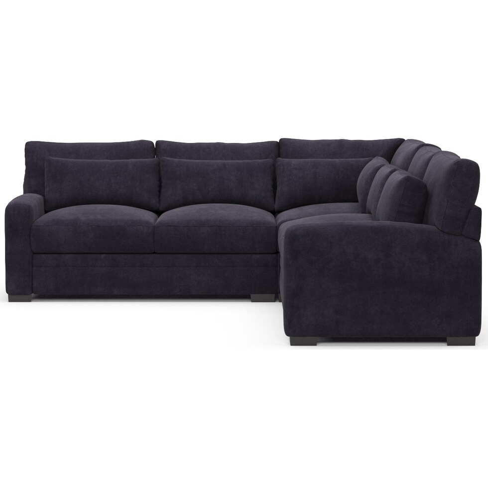 winston gray sectional   
