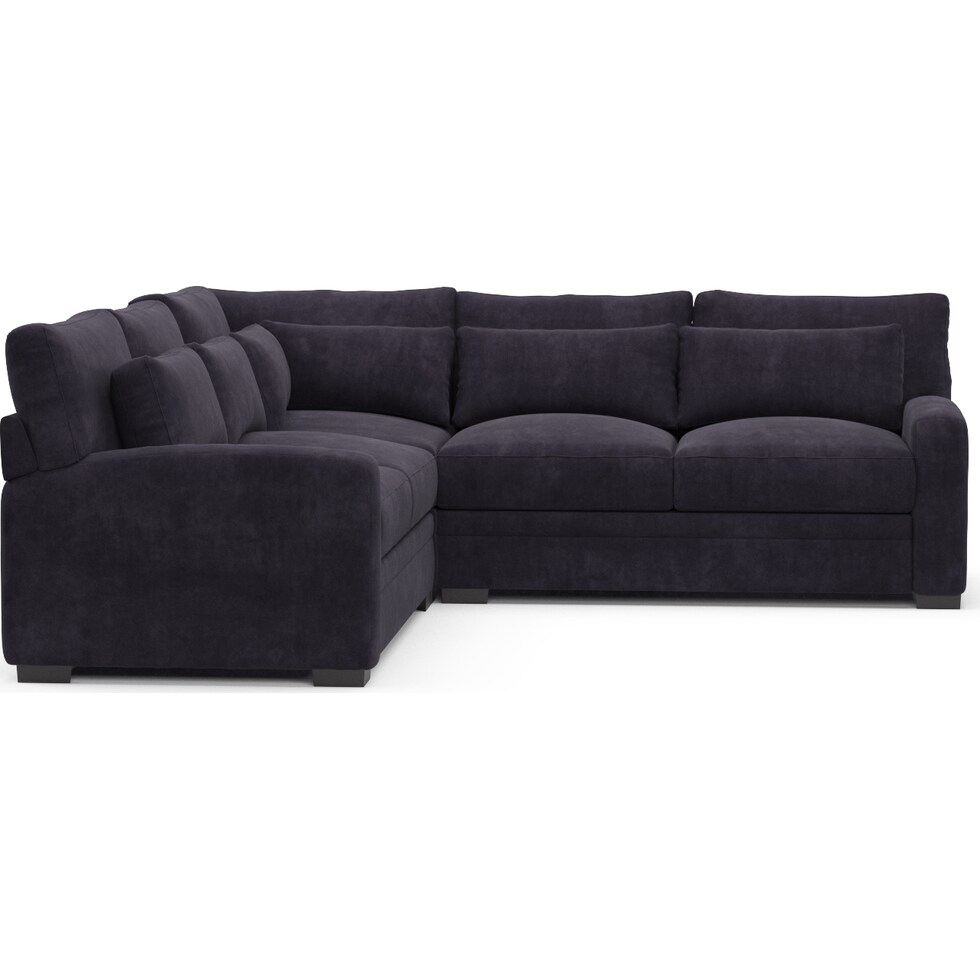 winston gray sectional   