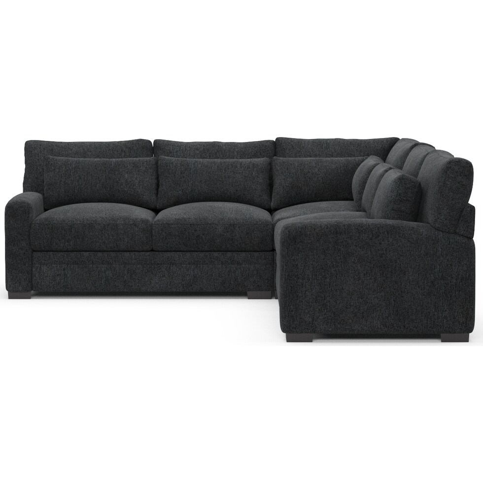 winston gray sectional   