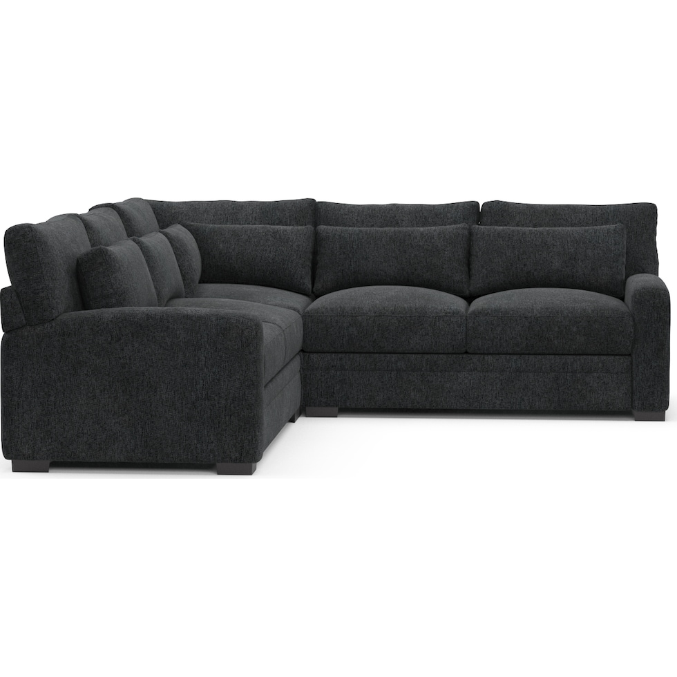 winston gray sectional   