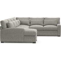 winston gray sectional   