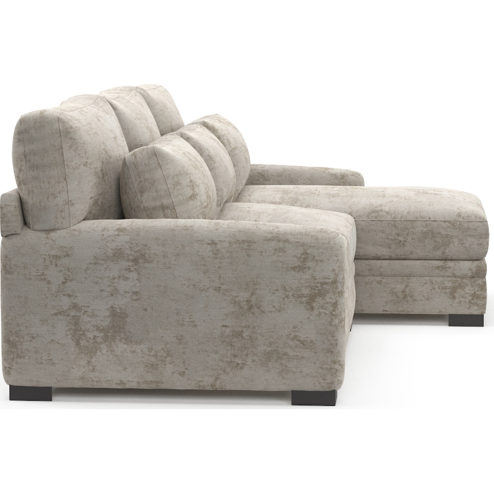 winston gray sectional   