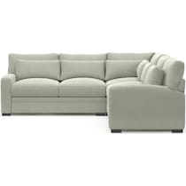 winston gray sectional   