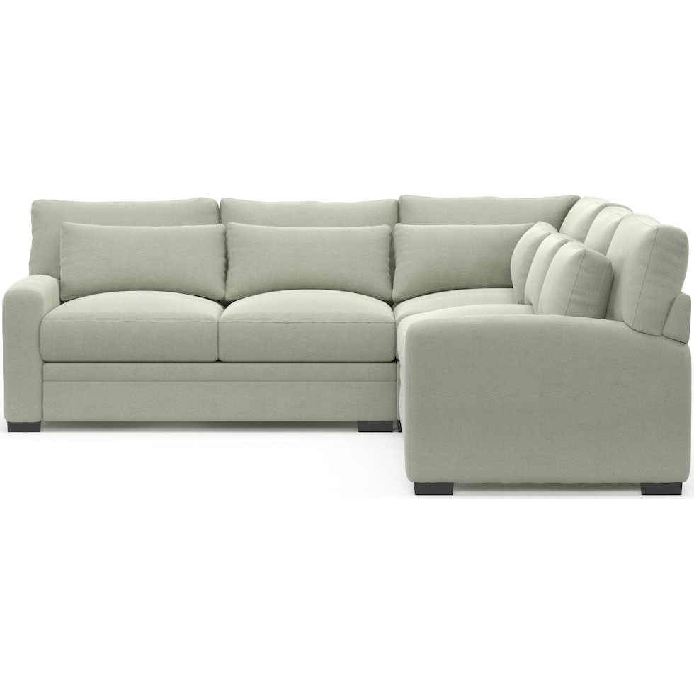 winston gray sectional   