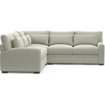 winston gray sectional   