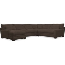 winston gray sectional   