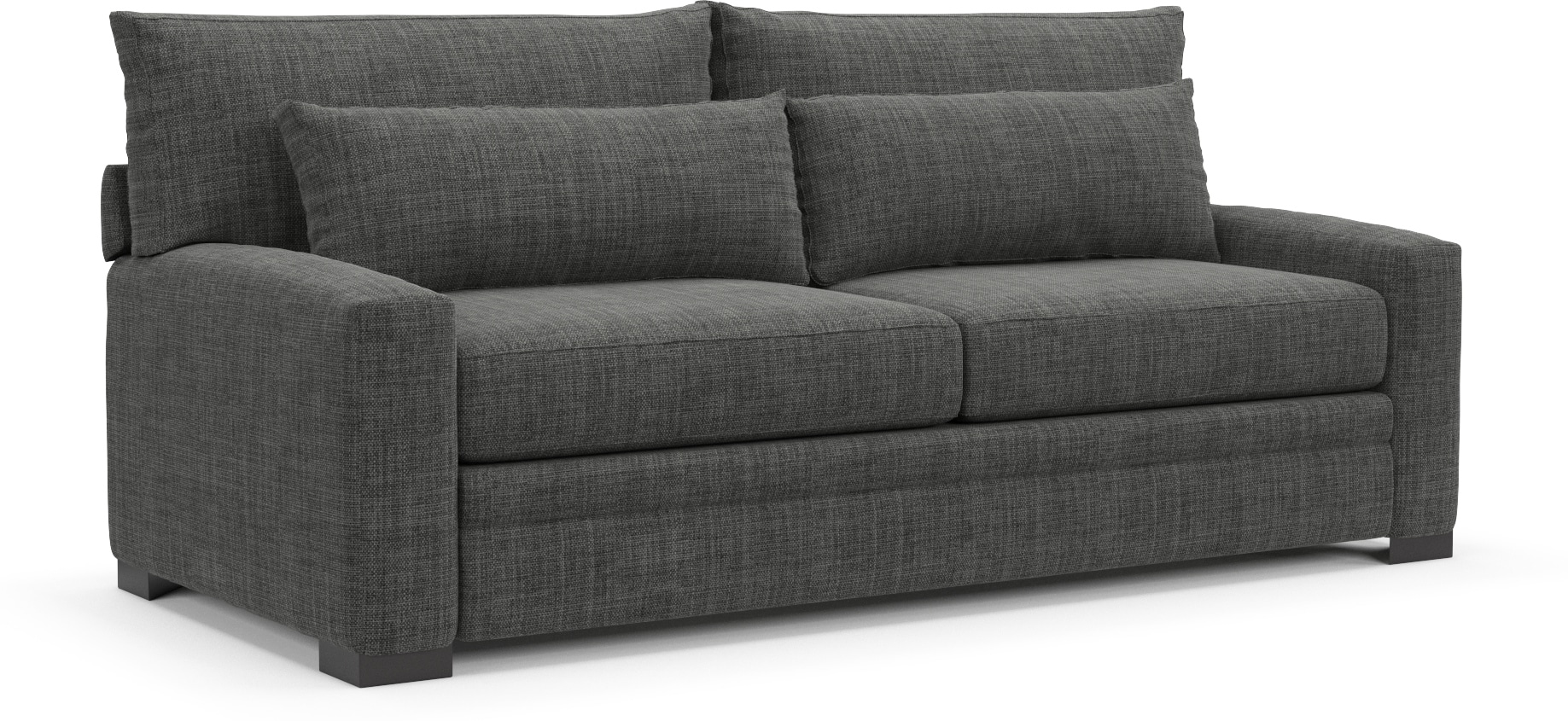 Winston Hybrid Comfort Sofa Milford Charcoal Value City Furniture