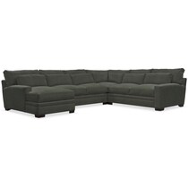 winston green  pc sectional with left facing chaise   