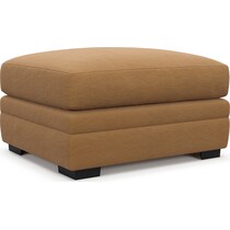winston light brown ottoman   