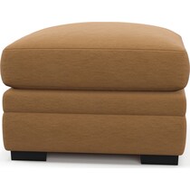 winston light brown ottoman   